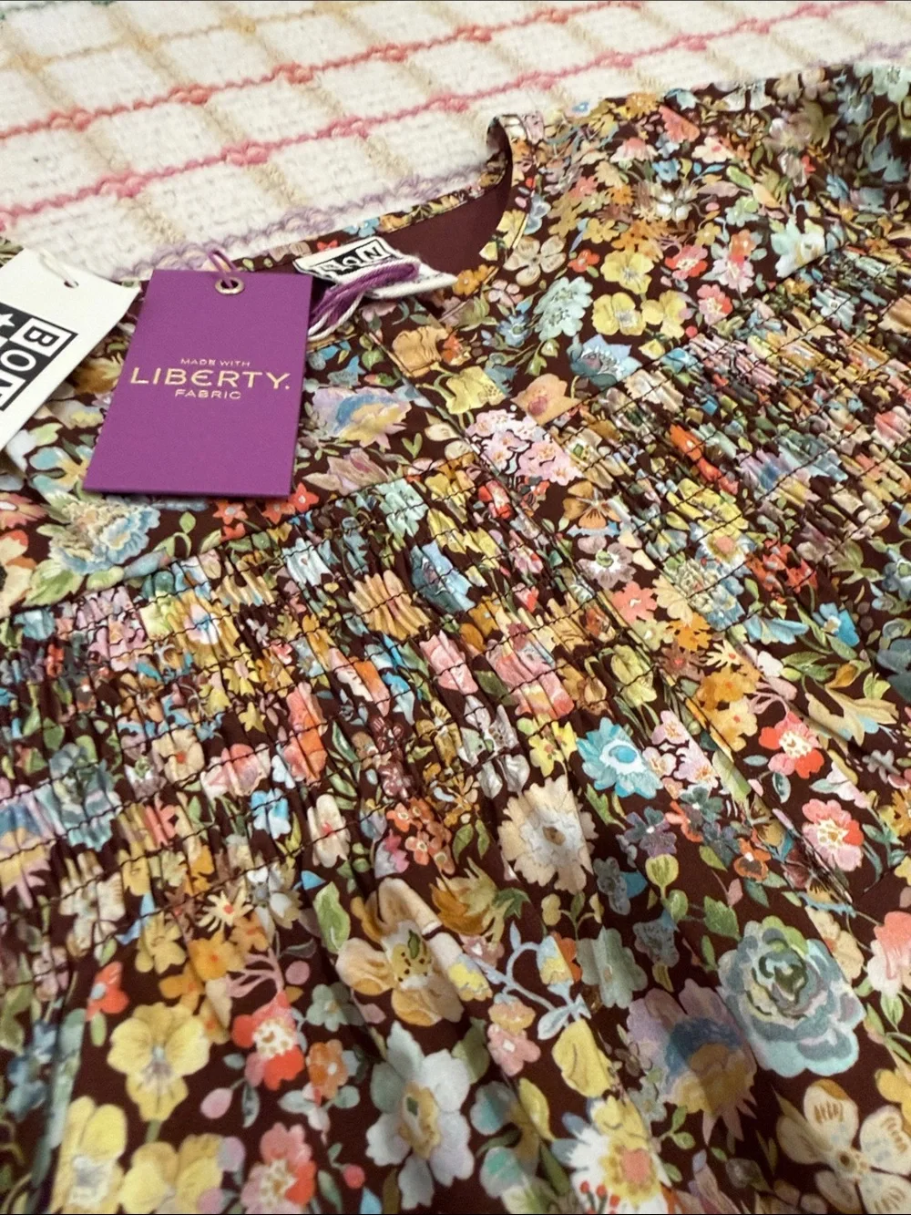 NWT Bonton x Liberty of London Fabric Floral Dress
